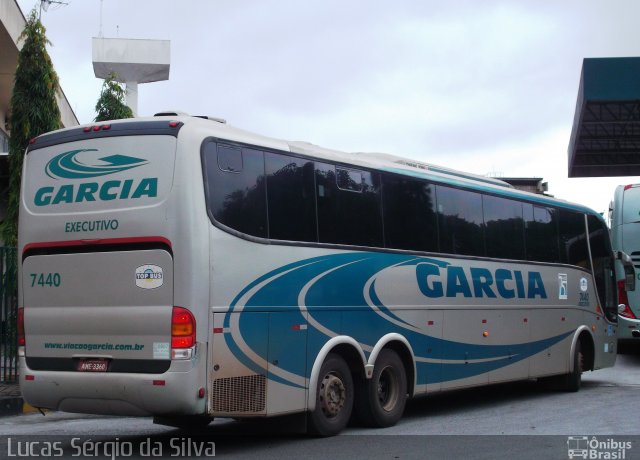 Viação Garcia 7440 na cidade de São Paulo, São Paulo, Brasil, por Lucas Sérgio da Silva. Número da foto: #2412919.