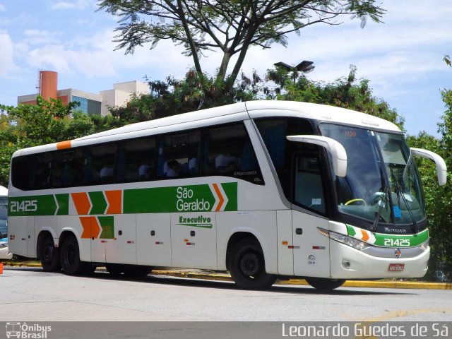 Cia. São Geraldo de Viação 21425 na cidade de São Paulo, São Paulo, Brasil, por Leonardo Guedes de Sá. ID da foto: 2415833.