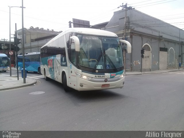Auto Viação 1001 RJ 108.697 na cidade de Rio de Janeiro, Rio de Janeiro, Brasil, por Atilio Flegner. Número da foto: #2413984.