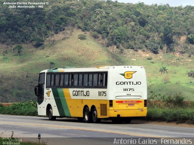 Empresa Gontijo de Transportes 11175 na cidade de João Monlevade, Minas Gerais, Brasil, por Antonio Carlos Fernandes. ID da foto: 2414753.