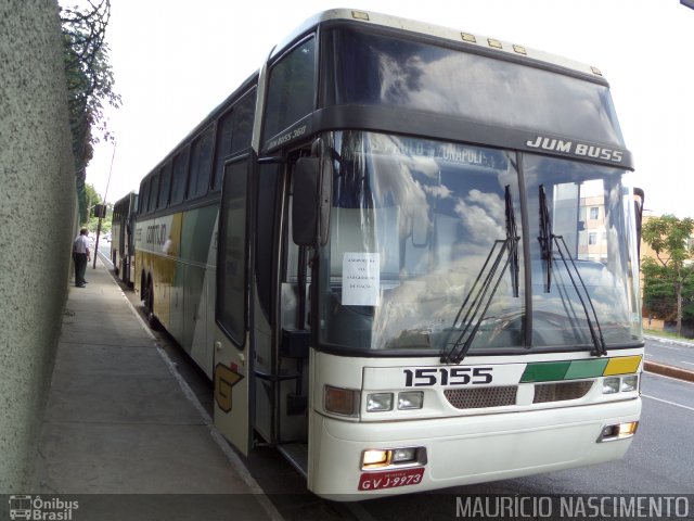 Empresa Gontijo de Transportes 15155 na cidade de Belo Horizonte, Minas Gerais, Brasil, por Maurício Nascimento. ID da foto: 2415916.