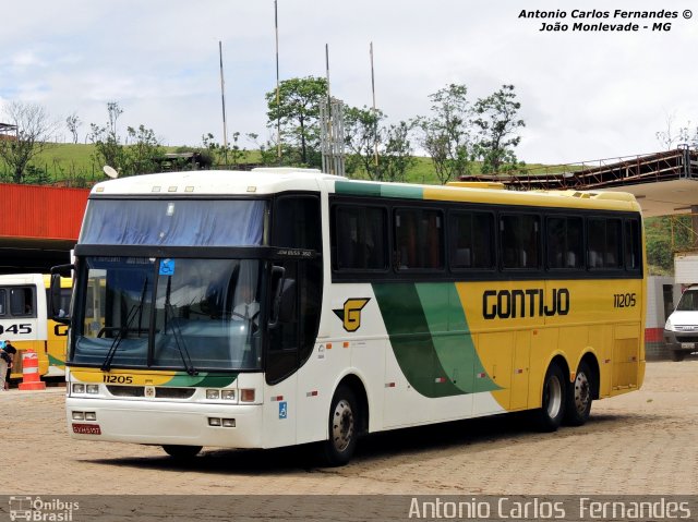 Empresa Gontijo de Transportes 11205 na cidade de João Monlevade, Minas Gerais, Brasil, por Antonio Carlos Fernandes. ID da foto: 2414761.