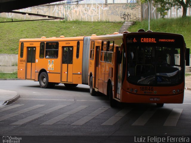 Auto Viação Santo Antônio 18R46 na cidade de Colombo, Paraná, Brasil, por Luiz Felipe Ferreira. ID da foto: 2414245.