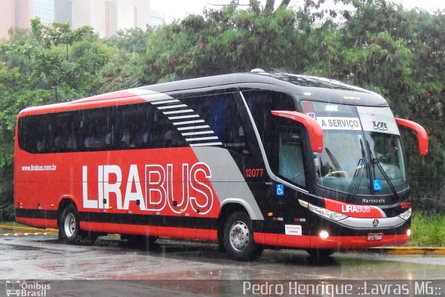 Lirabus 12077 na cidade de São Paulo, São Paulo, Brasil, por Pedro Henrique Gumercindo da Silva. Número da foto: #2414938.
