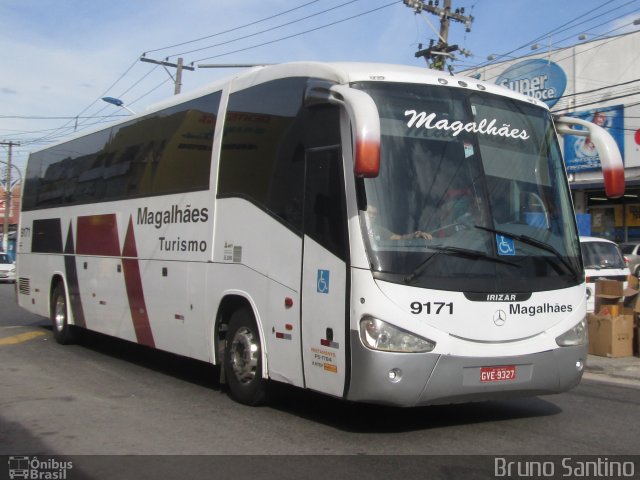 Magalhães Turismo 9171 na cidade de Taboão da Serra, São Paulo, Brasil, por Bruno Santino. ID da foto: 2414828.