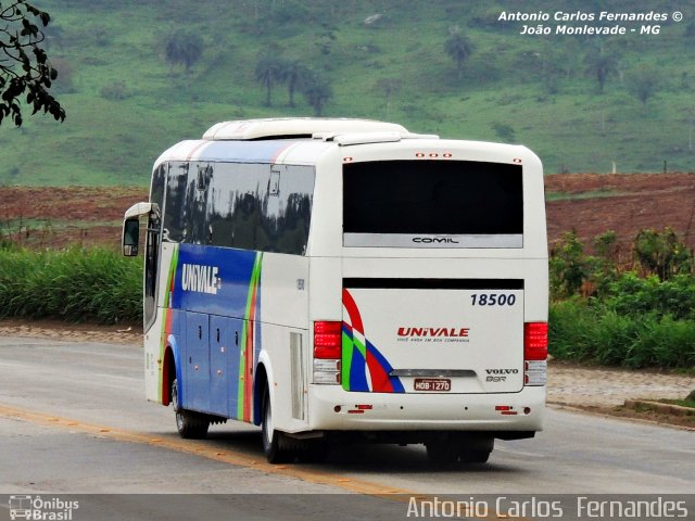 Univale Transportes 18500 na cidade de João Monlevade, Minas Gerais, Brasil, por Antonio Carlos Fernandes. Número da foto: #2414276.