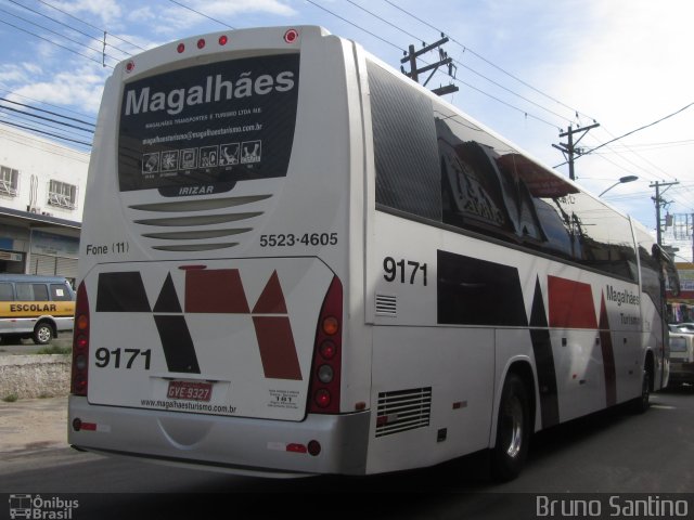 Magalhães Turismo 9171 na cidade de Taboão da Serra, São Paulo, Brasil, por Bruno Santino. Número da foto: #2414826.