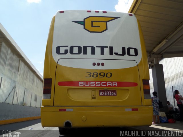 Empresa Gontijo de Transportes 3890 na cidade de Belo Horizonte, Minas Gerais, Brasil, por Maurício Nascimento. Número da foto: #2415930.