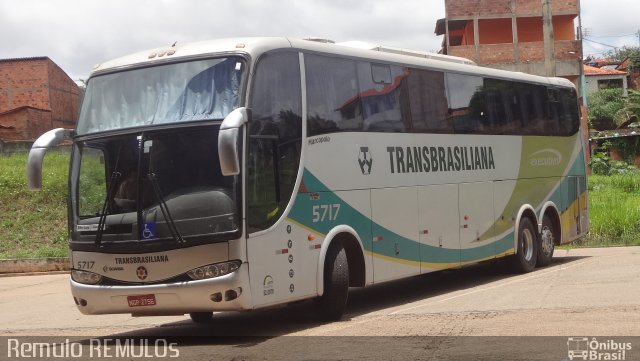 Transbrasiliana Transportes e Turismo 5717 na cidade de São Luís, Maranhão, Brasil, por Romulo de Oliveira Clementino. Número da foto: #2416979.