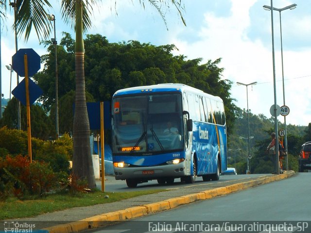 Viação Cometa 5507 na cidade de Aparecida, São Paulo, Brasil, por Fabio Alcantara. ID da foto: 2416205.