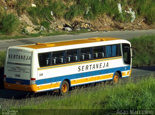 Viação Sertaneja 540 na cidade de Belo Horizonte, Minas Gerais, Brasil, por Adão Raimundo Marcelino. Número da foto: #2417495.