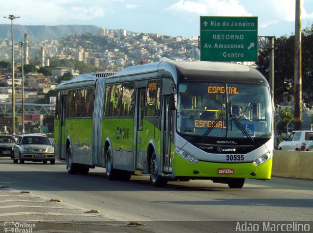 Bettania Ônibus 30535 na cidade de Belo Horizonte, Minas Gerais, Brasil, por Adão Raimundo Marcelino. Número da foto: #2417480.