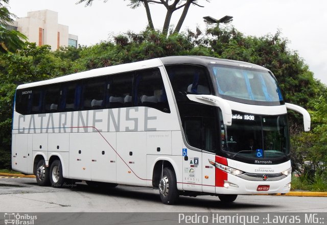 Auto Viação Catarinense 3381 na cidade de São Paulo, São Paulo, Brasil, por Pedro Henrique Gumercindo da Silva. Número da foto: #2417677.