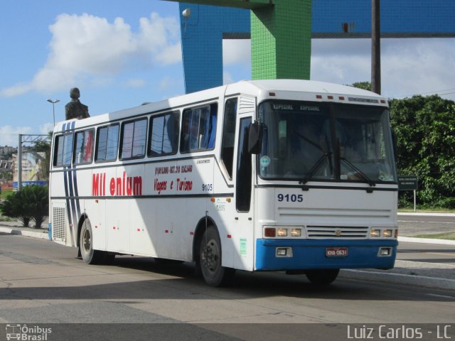 Millenium Viagem e Turismo 9105 na cidade de Abreu e Lima, Pernambuco, Brasil, por Luiz Carlos de Santana. ID da foto: 2417238.