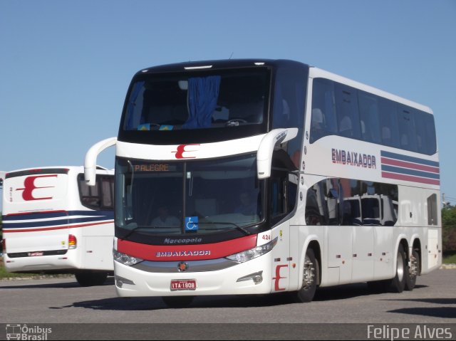 Expresso Embaixador 424 na cidade de Pelotas, Rio Grande do Sul, Brasil, por Felipe Alves. Número da foto: #2419395.