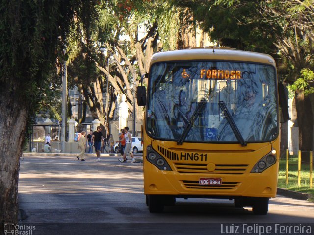 Auto Viação Redentor HN611 na cidade de Curitiba, Paraná, Brasil, por Luiz Felipe Ferreira. ID da foto: 2418530.