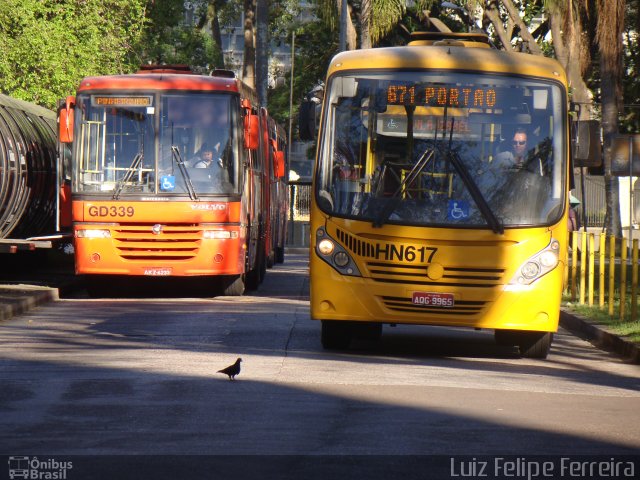 Auto Viação Redentor HN617 na cidade de Curitiba, Paraná, Brasil, por Luiz Felipe Ferreira. ID da foto: 2418539.