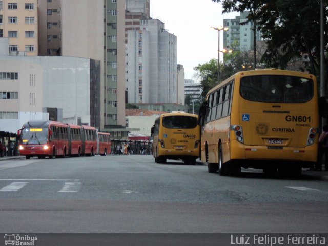 Viação Cidade Sorriso GN601 na cidade de Curitiba, Paraná, Brasil, por Luiz Felipe Ferreira. ID da foto: 2418550.