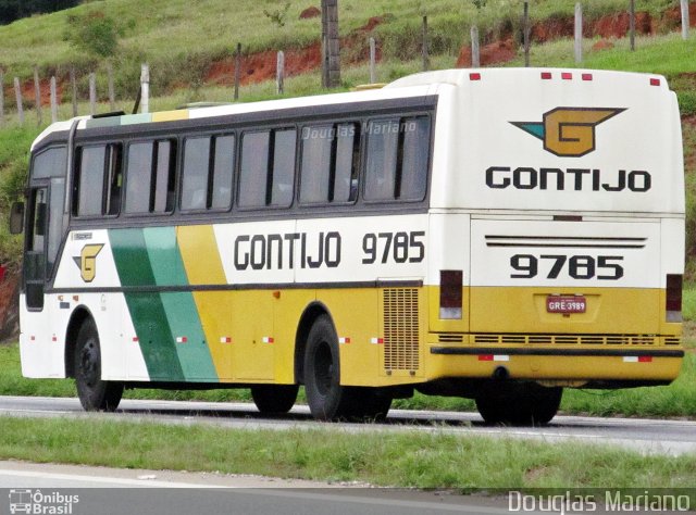 Empresa Gontijo de Transportes 9785 na cidade de Três Corações, Minas Gerais, Brasil, por Douglas Mariano. ID da foto: 2421158.