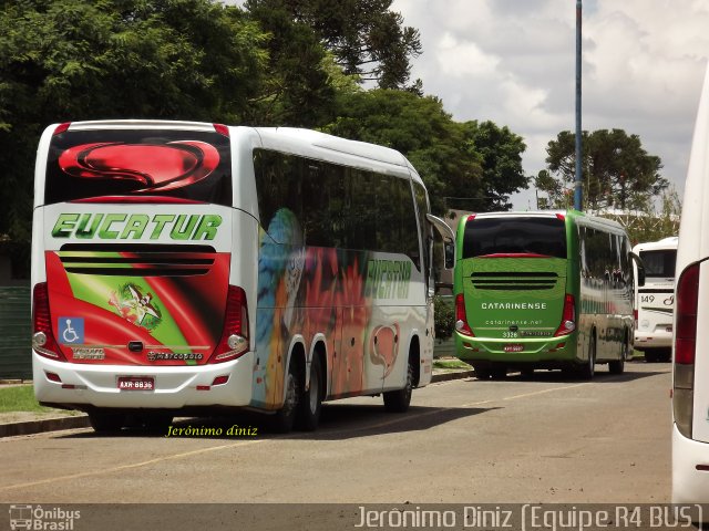 Eucatur - Empresa União Cascavel de Transportes e Turismo 4932 na cidade de Curitiba, Paraná, Brasil, por Jerônimo Diniz. Número da foto: #2420506.