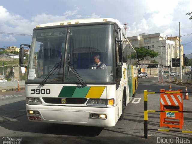 Empresa Gontijo de Transportes 3900 na cidade de Belo Horizonte, Minas Gerais, Brasil, por Diogo Ruas. ID da foto: 2421177.