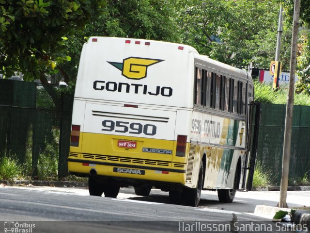 Empresa Gontijo de Transportes 9590 na cidade de São Paulo, São Paulo, Brasil, por Harllesson Santana Santos. ID da foto: 2421217.