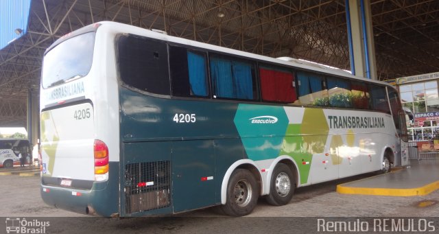 Transbrasiliana Transportes e Turismo 4205 na cidade de São Luís, Maranhão, Brasil, por Romulo de Oliveira Clementino. Número da foto: #2421328.