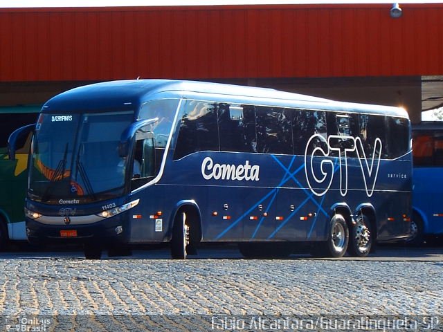 Viação Cometa 11403 na cidade de Guaratinguetá, São Paulo, Brasil, por Fabio Alcantara. Número da foto: #2423202.