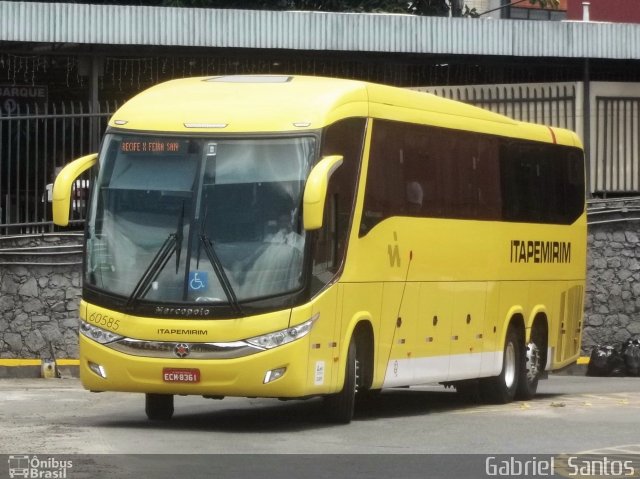 Viação Itapemirim 60585 na cidade de Feira de Santana, Bahia, Brasil, por Gabriel  Santos-ba. Número da foto: #2423037.