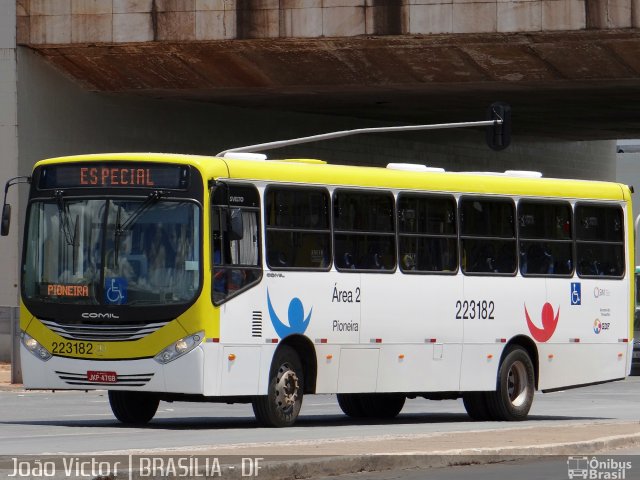 Viação Pioneira 223182 na cidade de Brasília, Distrito Federal, Brasil, por João Victor. ID da foto: 2422393.