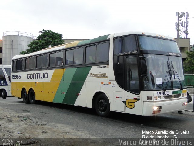 Empresa Gontijo de Transportes 15365 na cidade de Rio de Janeiro, Rio de Janeiro, Brasil, por Marco Aurélio de Oliveira. ID da foto: 2422207.