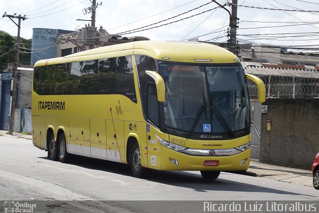 Viação Itapemirim 60585 na cidade de São Paulo, São Paulo, Brasil, por Ricardo Luiz. Número da foto: #2423450.