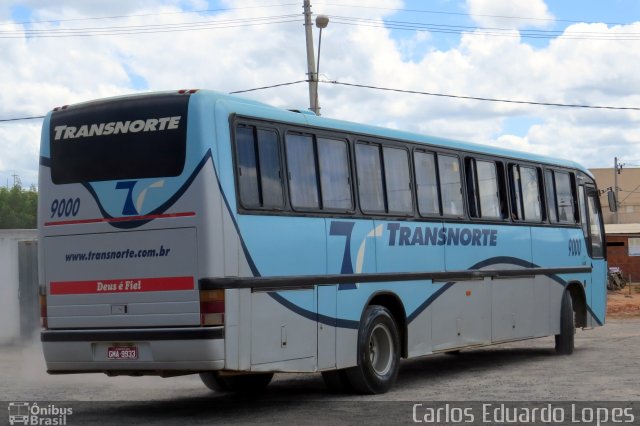 Transnorte - Transporte e Turismo Norte de Minas 9000 na cidade de Salinas, Minas Gerais, Brasil, por Carlos Eduardo Lopes. Número da foto: #2423419.