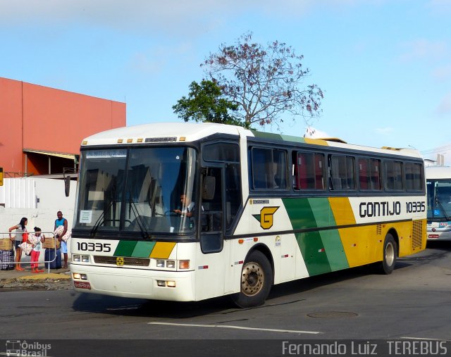 Empresa Gontijo de Transportes 10335 na cidade de Rio de Janeiro, Rio de Janeiro, Brasil, por Fernando Luiz  Barreto Marçal. ID da foto: 2422824.