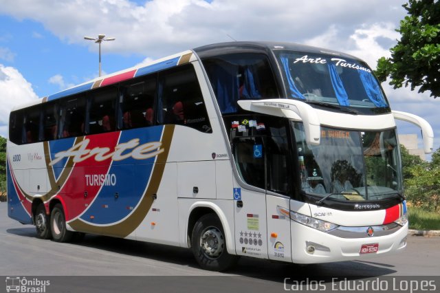 Arte Transportes e Turismo 6000 na cidade de Montes Claros, Minas Gerais, Brasil, por Carlos Eduardo Lopes. Número da foto: #2423438.