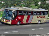 Transportes Única Petrópolis RJ 163.057 na cidade de Petrópolis, Rio de Janeiro, Brasil, por Thomas Alexandre Neves. Número da foto: #:id.