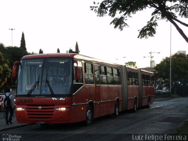 Cristo Rei > CCD Transporte Coletivo > SPE Via Mobilidade S/A DE846 na cidade de Curitiba, Paraná, Brasil, por Luiz Felipe Ferreira. Número da foto: #2424493.