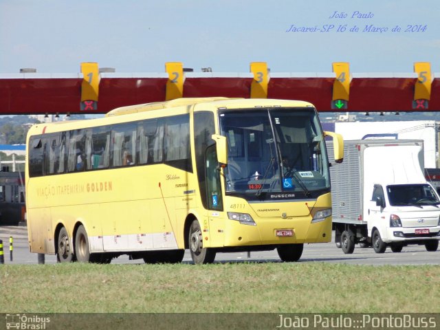 Viação Itapemirim 48111 na cidade de Jacareí, São Paulo, Brasil, por João Paulo  dos Santos Pinheiro. Número da foto: #2424812.