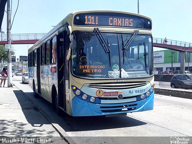 Master Transportes Coletivos de Passageiros RJ 159.077 na cidade de Rio de Janeiro, Rio de Janeiro, Brasil, por Paulo Vitor Lima. Número da foto: #2424143.