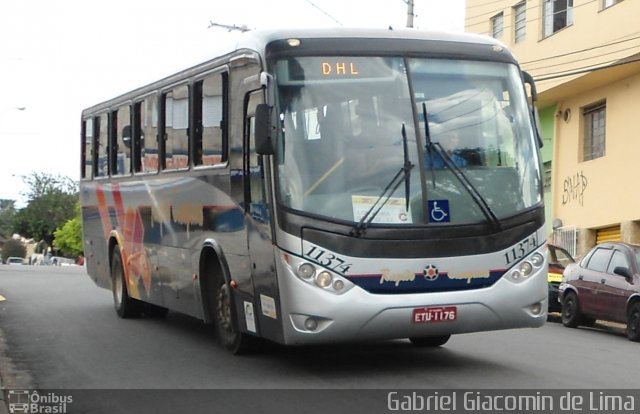 Rápido Campinas 11374 na cidade de Jundiaí, São Paulo, Brasil, por Gabriel Giacomin de Lima. ID da foto: 2427931.