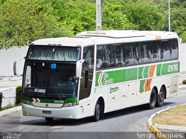 Cia. São Geraldo de Viação 21170 na cidade de Aracaju, Sergipe, Brasil, por Sergio Marques . ID da foto: 2426511.