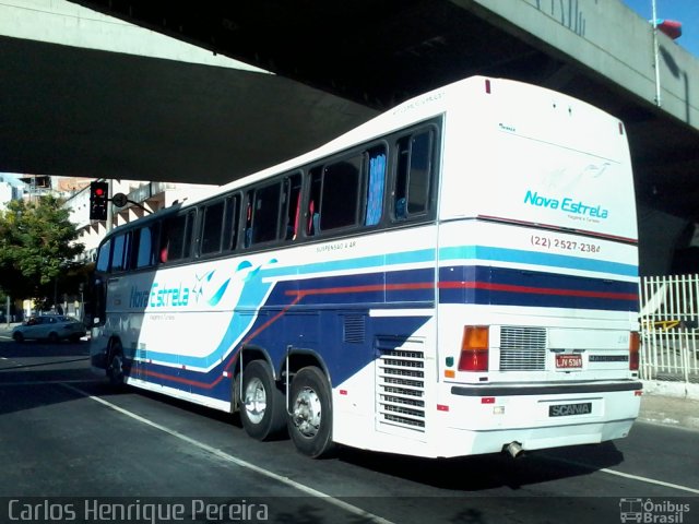 Nova Estrela Viagens e Turismo 230 na cidade de Belo Horizonte, Minas Gerais, Brasil, por Carlos Henrique Pereira. Número da foto: #2426894.