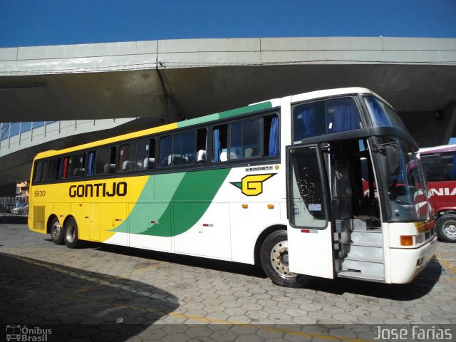 Empresa Gontijo de Transportes 5830 na cidade de Belo Horizonte, Minas Gerais, Brasil, por Junior Almeida. ID da foto: 2427966.