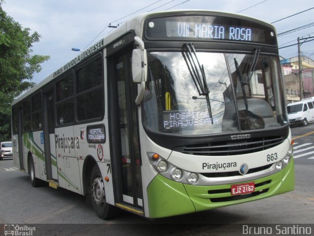 Viação Pirajuçara 863 na cidade de Taboão da Serra, São Paulo, Brasil, por Bruno Santino. Número da foto: #2426884.
