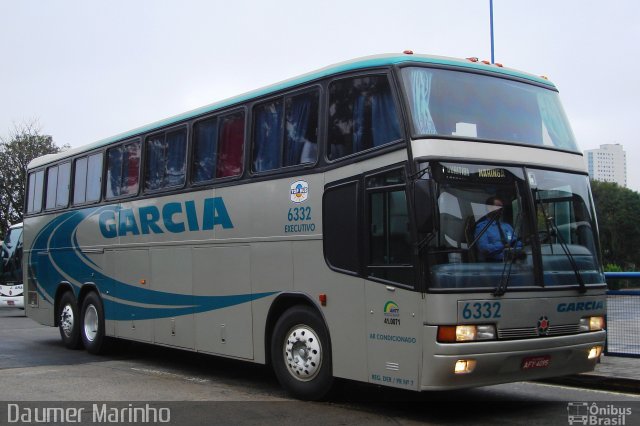 Viação Garcia 6332 na cidade de Curitiba, Paraná, Brasil, por Daumer Marinho. Número da foto: #2427252.