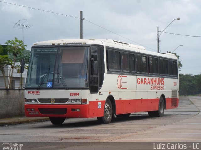 Garanhuns Expresso 12804 na cidade de Recife, Pernambuco, Brasil, por Luiz Carlos de Santana. ID da foto: 2427040.