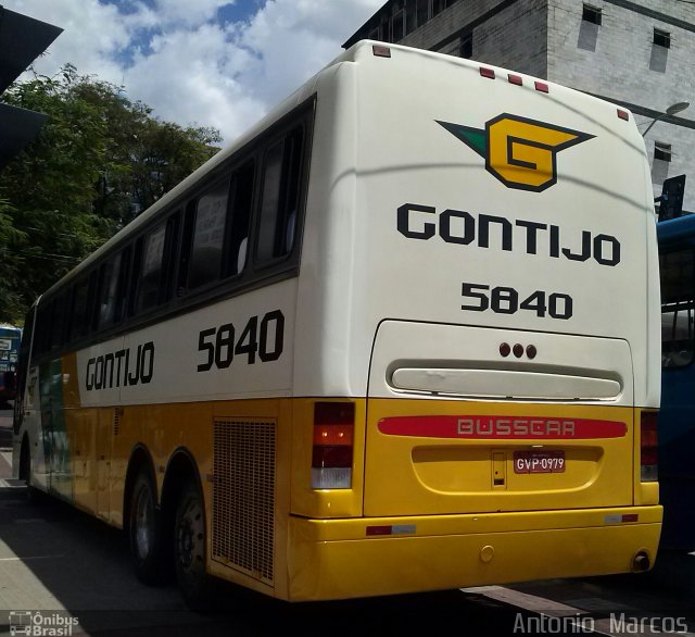 Empresa Gontijo de Transportes 5840 na cidade de Belo Horizonte, Minas Gerais, Brasil, por Antonio  Marcos. Número da foto: #2429967.