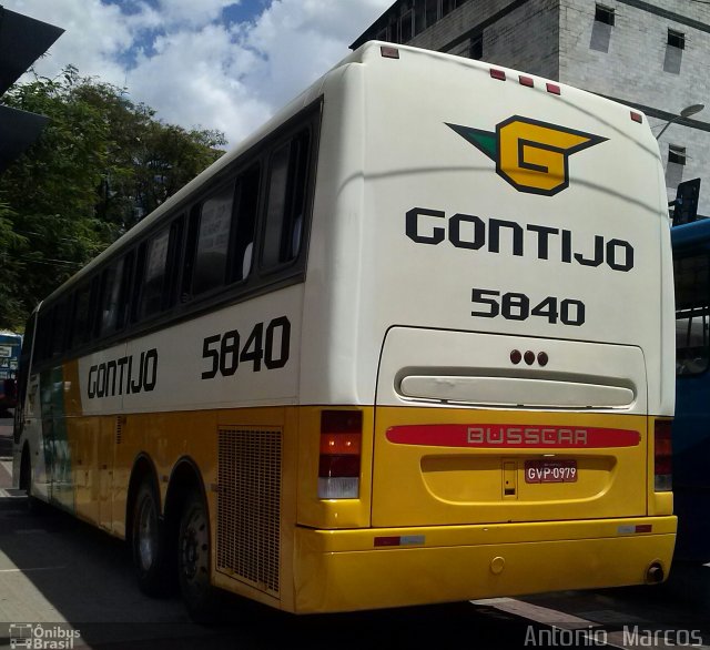 Empresa Gontijo de Transportes 5840 na cidade de Belo Horizonte, Minas Gerais, Brasil, por Antonio  Marcos. ID da foto: 2429967.