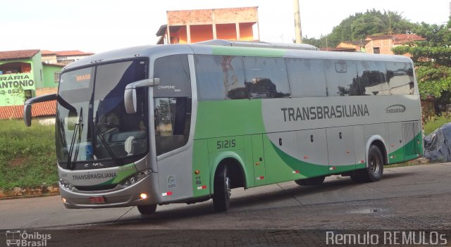 Transbrasiliana Transportes e Turismo 51215 na cidade de São Luís, Maranhão, Brasil, por Romulo de Oliveira Clementino. Número da foto: #2429221.
