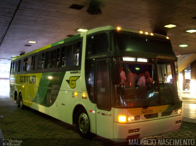 Empresa Gontijo de Transportes 5835 na cidade de Belo Horizonte, Minas Gerais, Brasil, por Maurício Nascimento. ID da foto: 2428155.